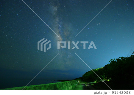星空保護区　石垣島の満天の星空 91542038