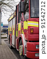 fire engine on the street 91542712
