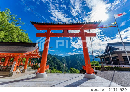熊野那智大社の鳥居 熊野那智大社の鳥居 91544929
