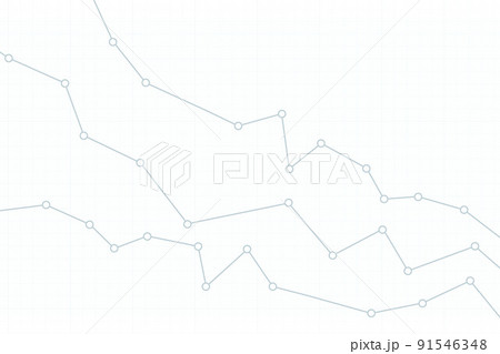 Stock chart or graph. Financial chart or graph 91546348