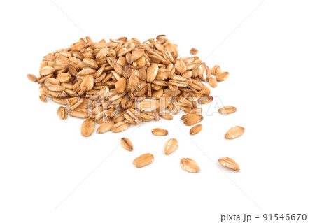 Oatmeal on white Oatmeal on white 91546670