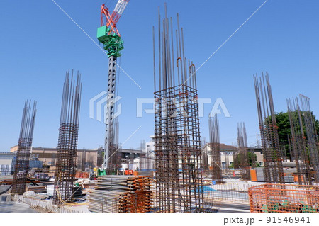ビル建設現場 ビル建設現場 91546941