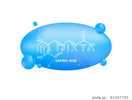 Caffeic acid. Caffeic acid, great design for any purposes. 91547705