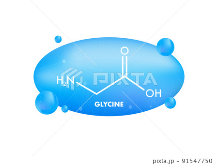 Glycine formula. Glycine formula, great design for any purposes 91547750