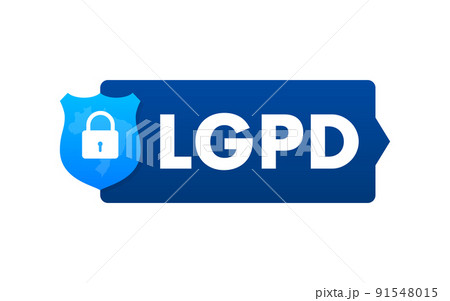LGPD, Brazilian Data Protection Authority DPA. Lei Geral de Prote o de Dados. Vector stock illustration. LGPD, Brazilian Data Protection Authority DPA. Lei Geral de Prote o de Dados. Vector stock illustration. 91548015
