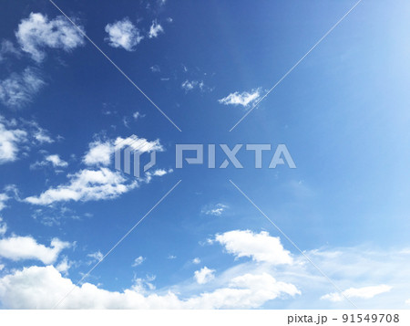 空と雲の青空背景 空と雲の青空背景 91549708