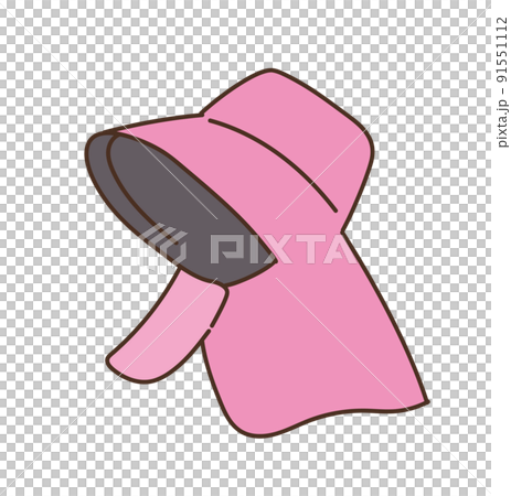 熱中症対策　帽子　農作業　日焼け防止 91551112