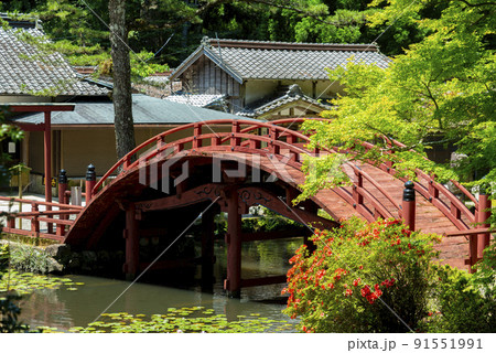 連間の池と金剛燈寺 連間の池と金剛燈寺 91551991