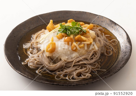 冷やしなめこおろし蕎麦 91552920