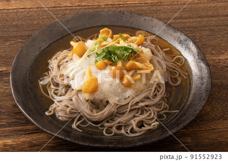 冷やしなめこおろし蕎麦 91552923