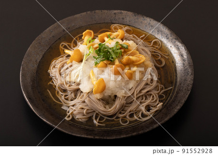 冷やしなめこおろし蕎麦 冷やしなめこおろし蕎麦 91552928