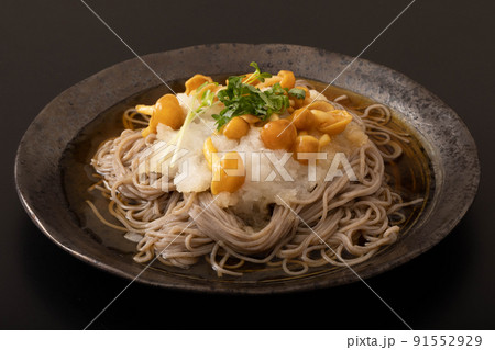 冷やしなめこおろし蕎麦 冷やしなめこおろし蕎麦 91552929