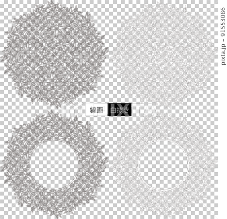 Flower decoration pattern Flower decoration pattern 91553086
