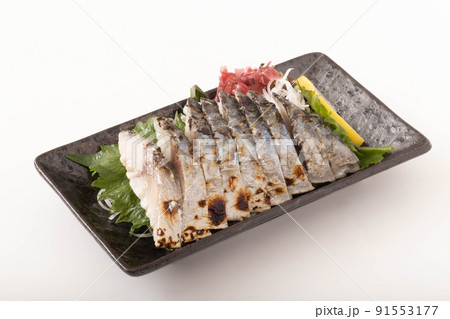 炙りしめさば刺身 炙りしめさば刺身 91553177