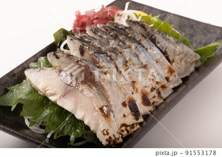 炙りしめさば刺身 炙りしめさば刺身 91553178