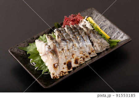 炙りしめさば刺身 91553185