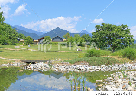 夏の安曇野ちひろ公園 91554249