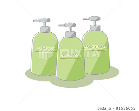 シャンプーとコンディショナーとボディーソープ シャンプーとコンディショナーとボディーソープ 91556055