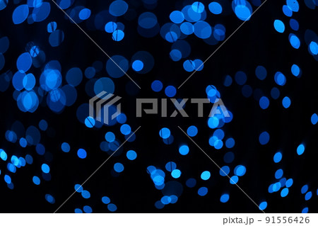 Fantastic blurry and bokeh dark blue theme background in the mystry cave. 91556426