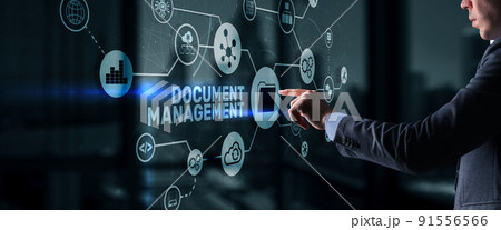 Document Management Data System Business Technology Concept. DMS on virtual screen Document Management Data System Business Technology Concept. DMS on virtual screen 91556566