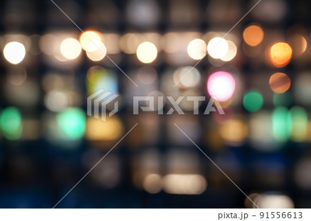 Square window blurry and bokeh behind. Square window blurry and bokeh behind. 91556613