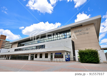 福岡市の風景　福岡国際センター 91557037