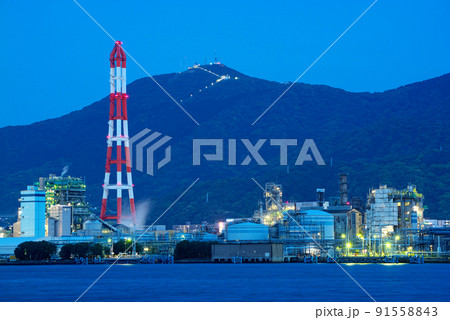 洞海湾　工場夜景 91558843