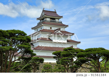 会津若松城(鶴ヶ城) 福島県会津若松市 会津若松城(鶴ヶ城) 福島県会津若松市 91561384