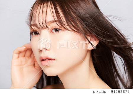 ビューティー若い日本人女性 乱れ髪 ビューティー若い日本人女性 乱れ髪 91562875