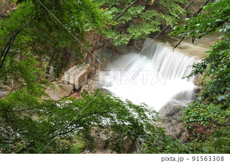 山 景色 谷 91563308