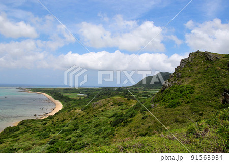 石垣島 平久保半島の先端、平久保埼 平久保遠見台 石垣島 平久保半島の先端、平久保埼 平久保遠見台 91563934