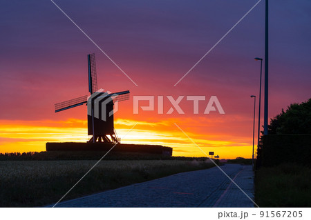 An beautiful mill in Wannegem-Lede Flanders An beautiful mill in Wannegem-Lede Flanders 91567205