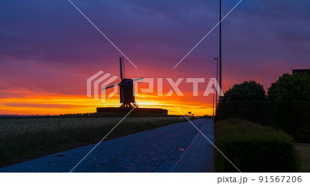 An beautiful mill in Wannegem-Lede Flanders An beautiful mill in Wannegem-Lede Flanders 91567206