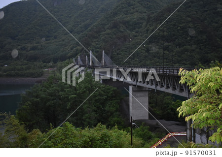 群馬県 吾妻郡 長野原梅雨の風景 群馬県 吾妻郡 長野原梅雨の風景 91570031