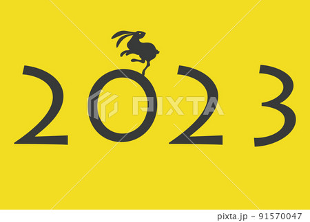 2023年卯年年賀素材 91570047