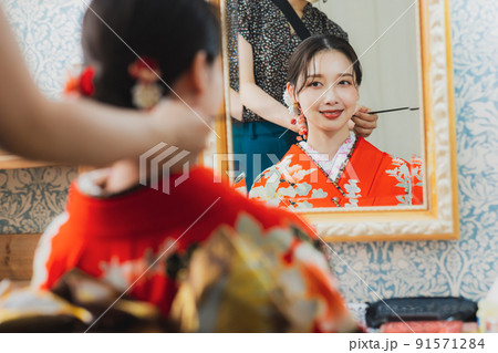 振袖　美容室 91571284