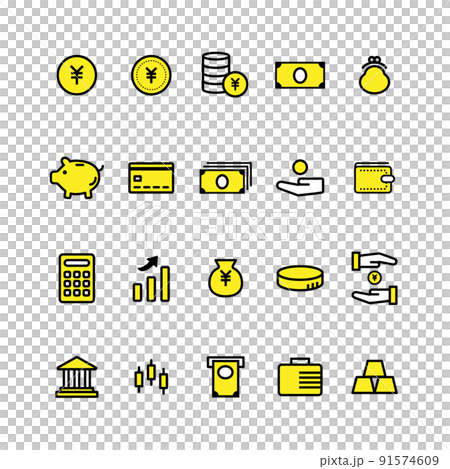 Money icon 91574609
