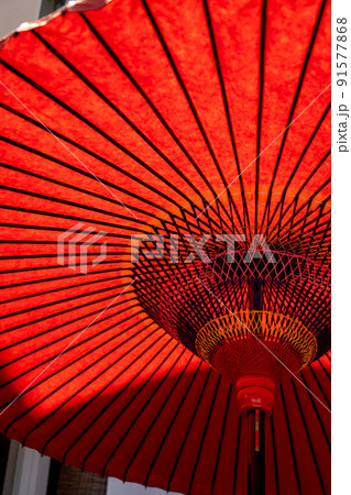 紅い傘　朱傘 91577868
