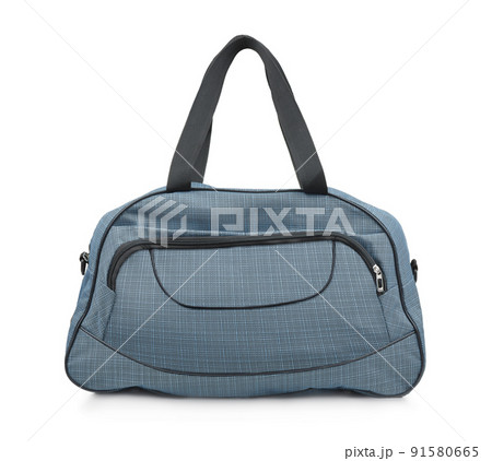Side view of gray sport bag Side view of gray sport bag 91580665