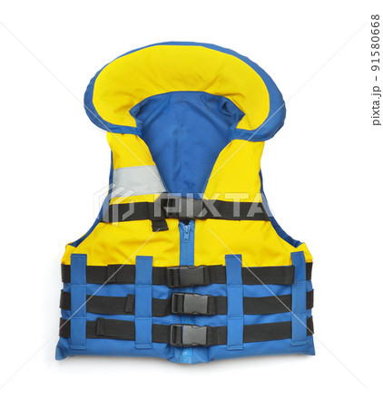 Yellow blue sailing floating life jacket Yellow blue sailing floating life jacket 91580668