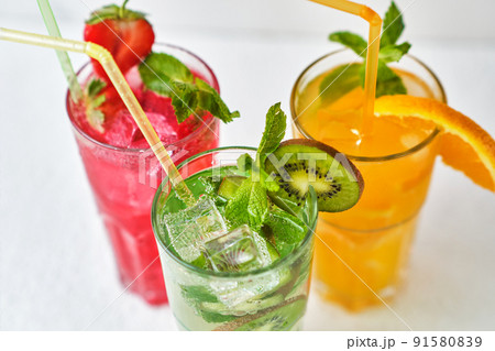 mix of three bright colored delicious cold lemonade mix of three bright colored delicious cold lemonade 91580839