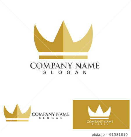 Crown Logo Template vector illustration Crown Logo Template vector illustration 91581810