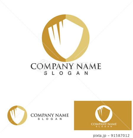 shield logo design vector,shield emblem logo template,logosymbol icon-vector 91587012