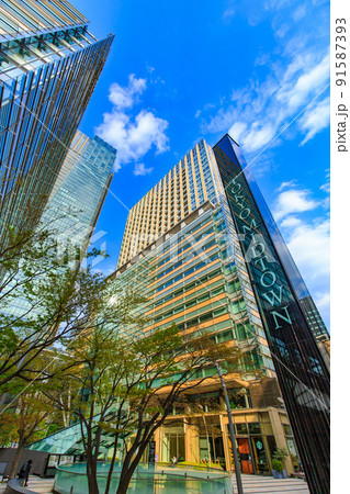 東京 港区赤坂の都市風景 東京ミッドタウン 東京 港区赤坂の都市風景 東京ミッドタウン 91587393