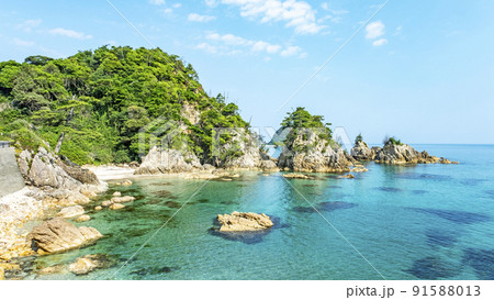 岩美ブルーの浦富海岸（東浜海水浴場） 91588013