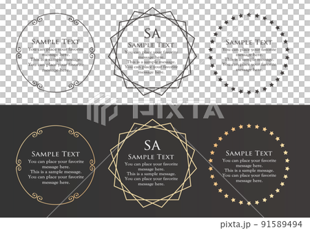 Fashionable frame design. Trendy treatment Fashionable frame design. Trendy treatment 91589494