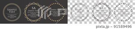 Fashionable frame design. Trendy treatment Fashionable frame design. Trendy treatment 91589496