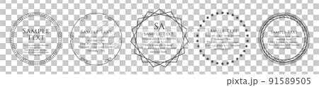 Fashionable frame design. Trendy treatment Fashionable frame design. Trendy treatment 91589505