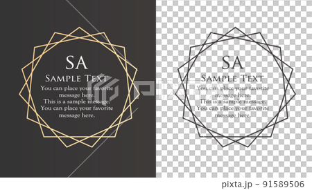 Fashionable frame design. Trendy treatment Fashionable frame design. Trendy treatment 91589506