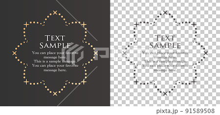 Fashionable frame design. Trendy treatment Fashionable frame design. Trendy treatment 91589508